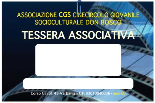 TESSERA ASSOCIATIVA